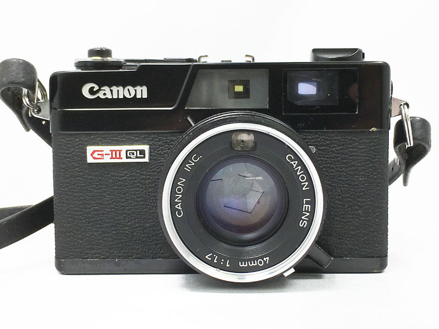 01】Canon キャノン G-III QL17 フィルム一眼レフ 中古 現状品