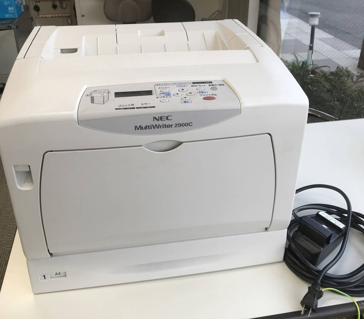 NEC A3カラーレーザー MultiWriter 2900C 総印刷枚数6020枚