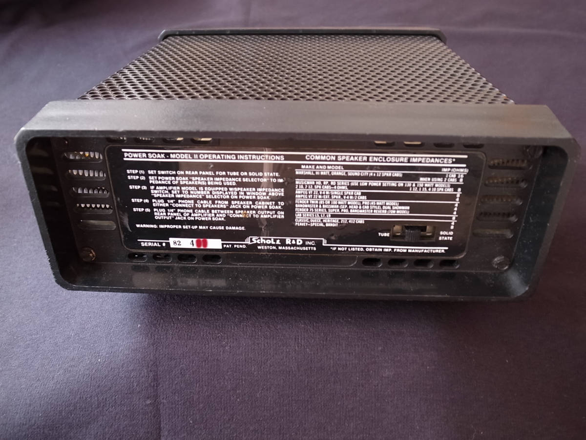 Rockman Power Soak Model II アッテネーター Tom Scholz ロックマン