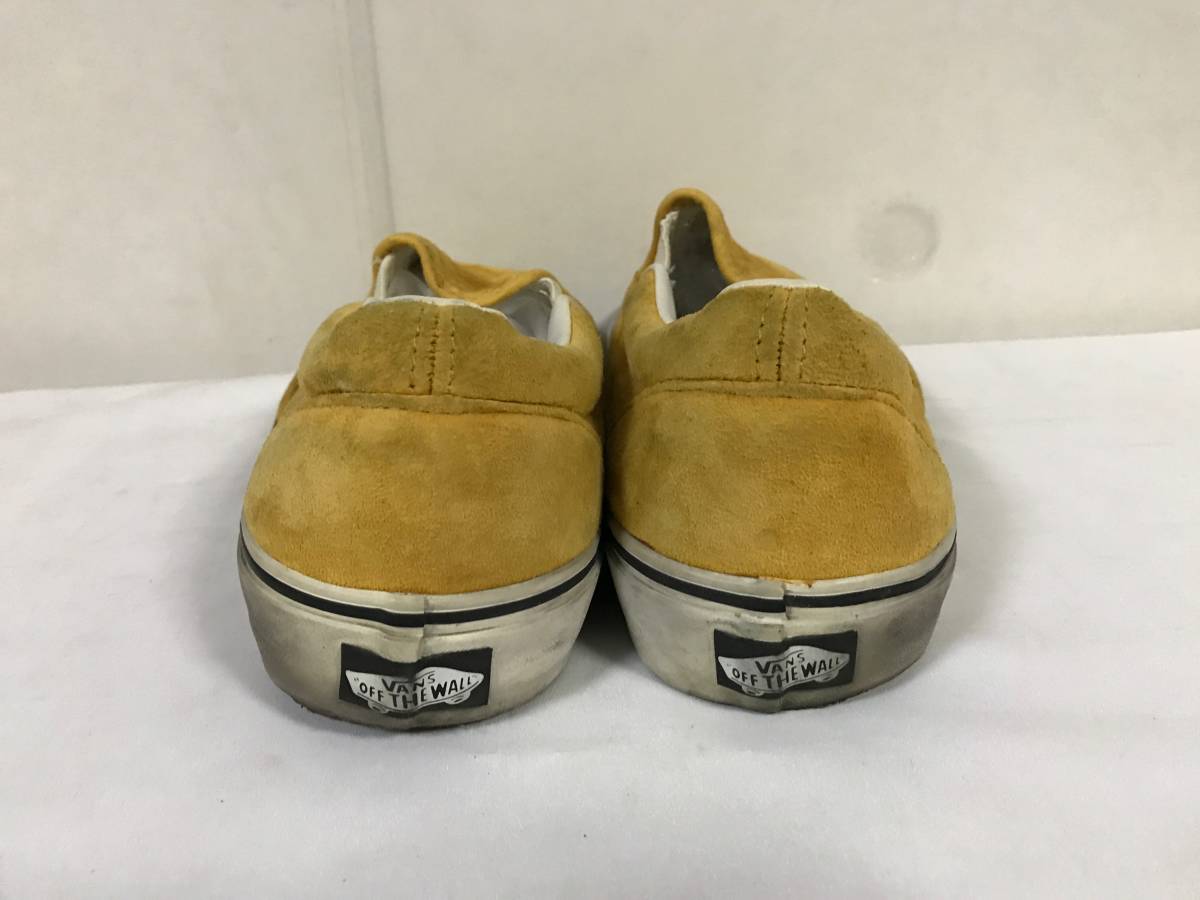 本物バンズVANS本革スエードレザースリッポンスニーカーシューズメンズ 
