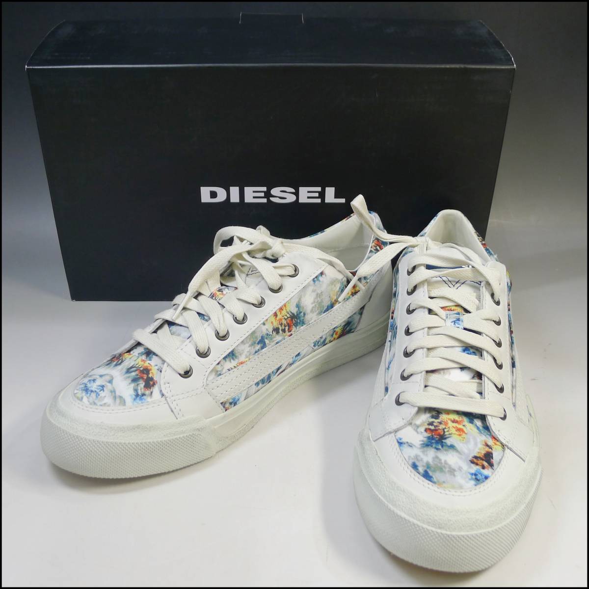 KGR537 ディーゼル メンズ スニーカー DIESEL S-GRINDD LOW LACE 美品 