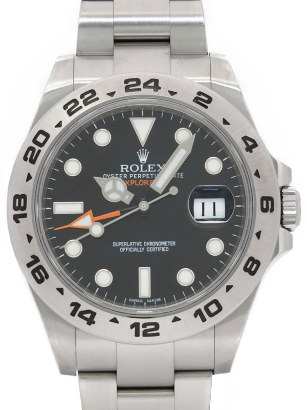 アウトレット売上 美品 【ROLEX】ロレックス『エクスプローラー2』216570 ランダム番 メンズ 自動巻き 12ヶ月保証