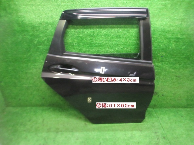 送料無料】GP7 ホンダ シャトル HV 純正 右 リア ドア ASSY NH821M/黒