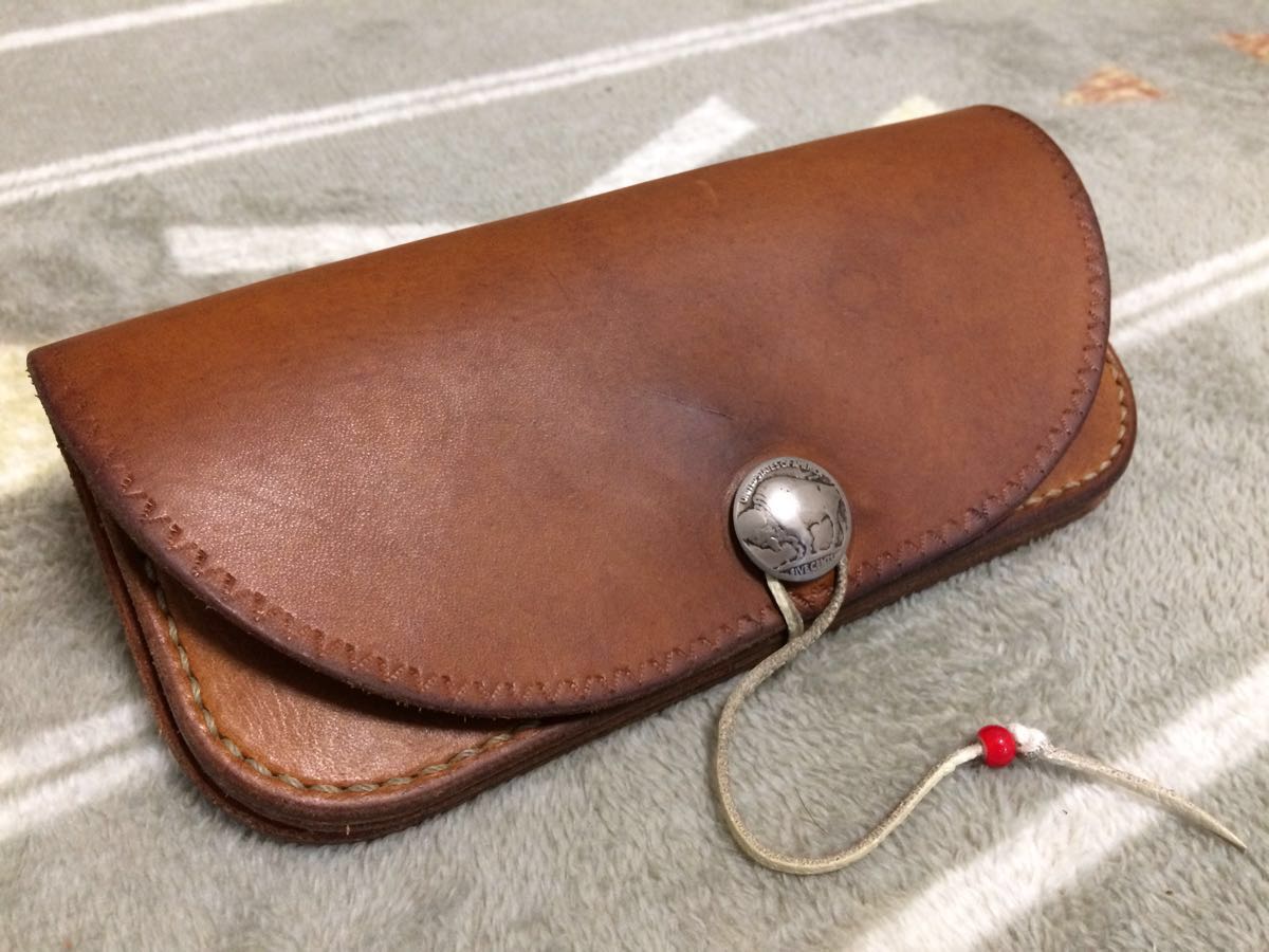 ラッキージョン JOHN 長財布 LUCKY コンチョ レザー ロングウォレット
