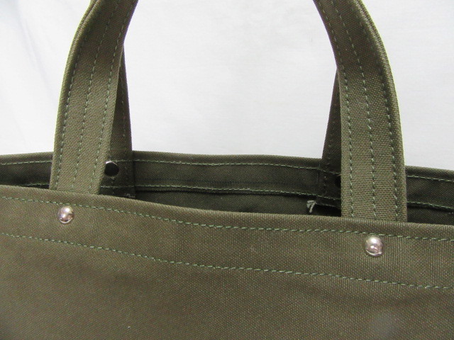 ★一澤帆布／イチザワハンプトートバック★カーキUSED美品