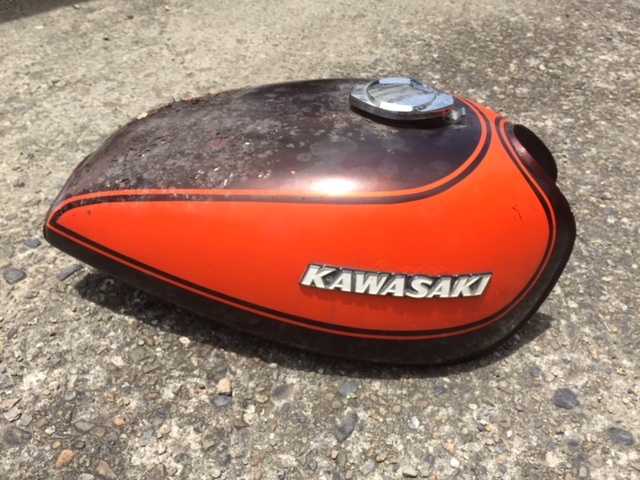 カワサキ Z750four ガソリンタンク フューエルタンク Z2火の玉 当時物