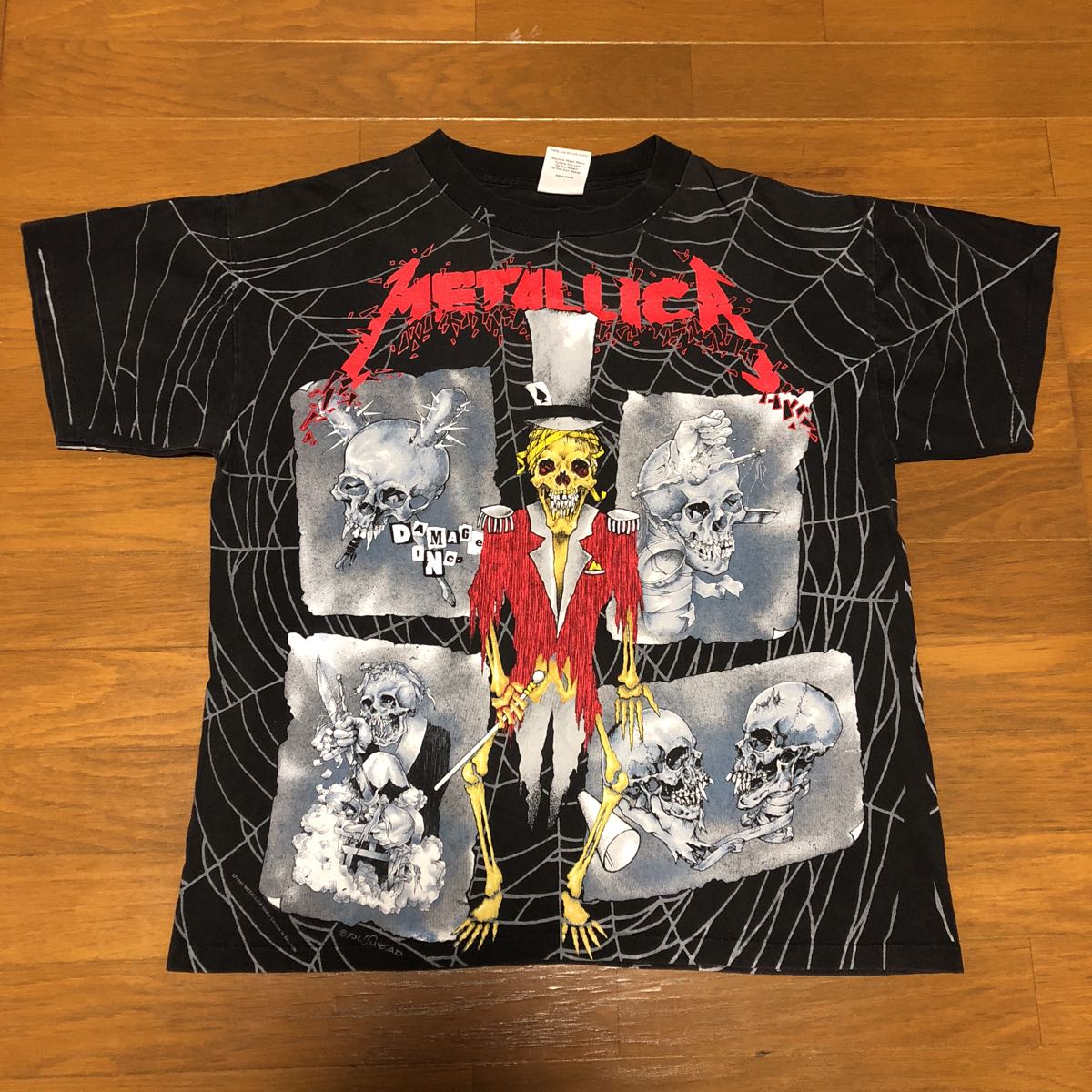 メタリカ パスヘッド アニメ metallica メタリカ pushead tシャツ 90 s