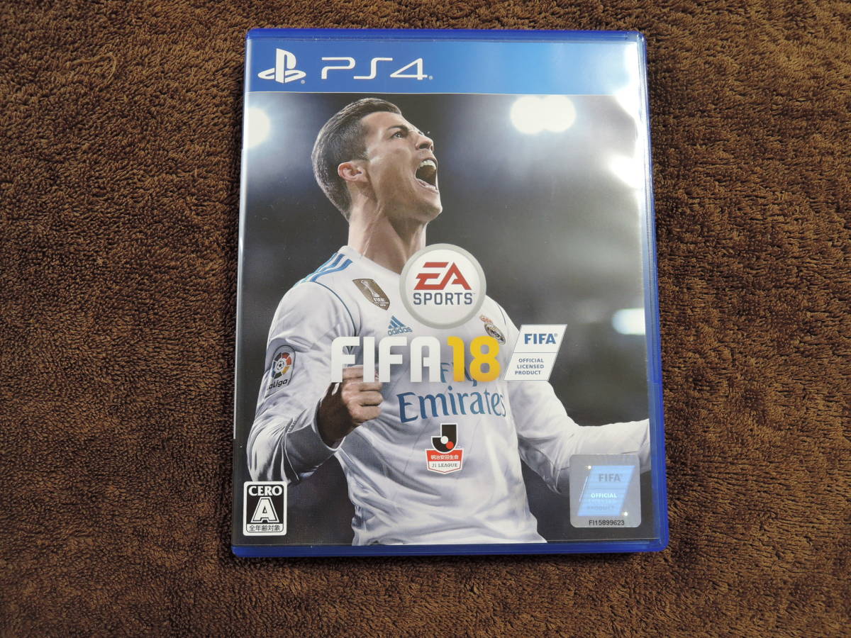 1円～ ★ 【美品】 FIFA 18 PlayStation4 PS4 ソフト ★