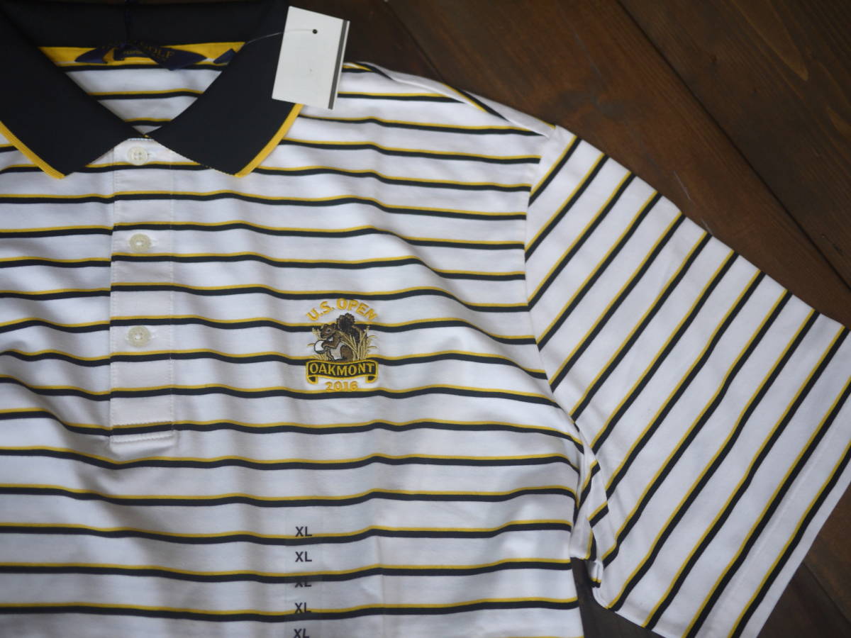 ★未使用品！POLO GOLF,ポロゴルフ,US OPEN,ポロシャツ 正規本物 POLO Ralph Lauren Golf 2016 US OPEN メンズ ポロ ラルフ