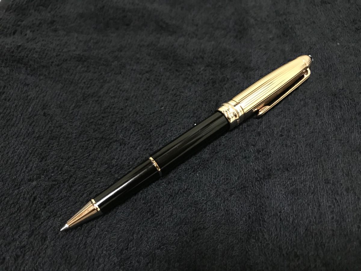 モンブラン ローラーボール マイスターシュテュック ソリテール MONTBLANC MEISTERSTUCK ブラック×レッドゴールド_3