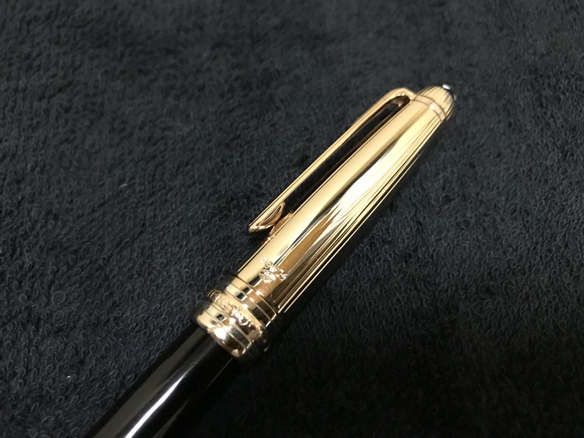 モンブラン ローラーボール マイスターシュテュック ソリテール MONTBLANC MEISTERSTUCK ブラック×レッドゴールド_4