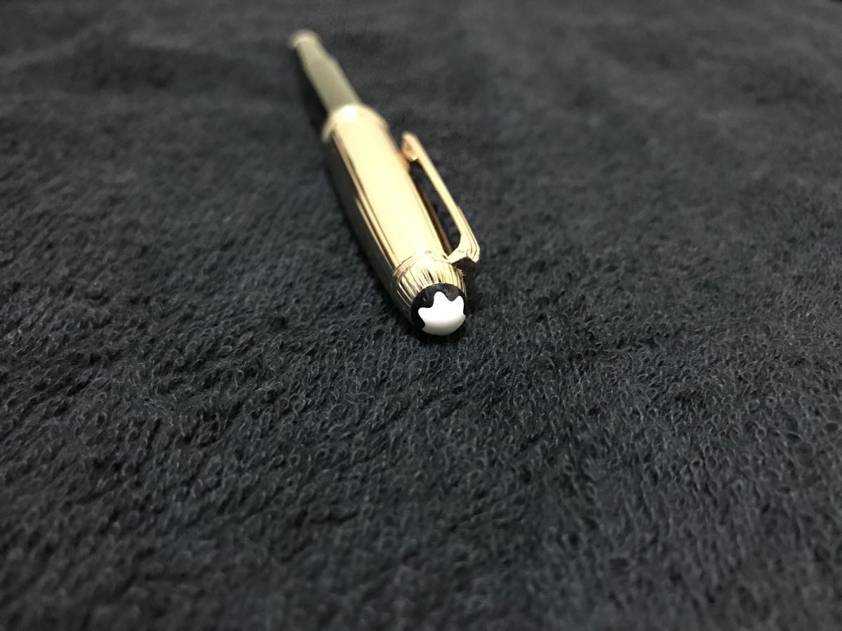 モンブラン ローラーボール マイスターシュテュック ソリテール MONTBLANC MEISTERSTUCK ブラック×レッドゴールド_5