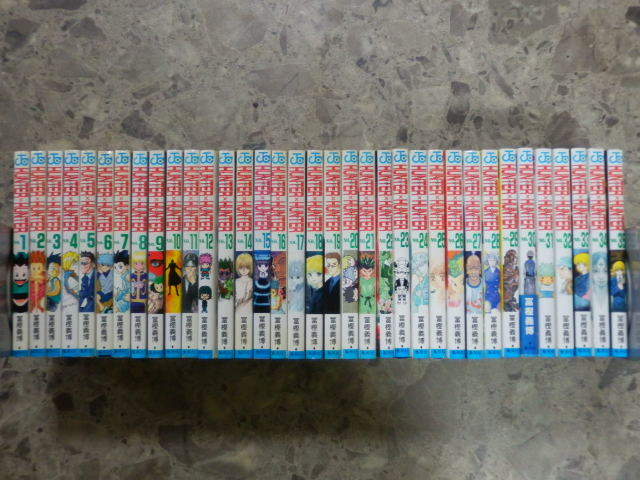ハンター ハンター 1 35巻 35冊 最新巻 富樫義博 Hunter Hunter 全巻 35巻は 未読 1円 全巻セット 売買されたオークション情報 Yahooの商品情報をアーカイブ公開 オークファン Aucfan Com