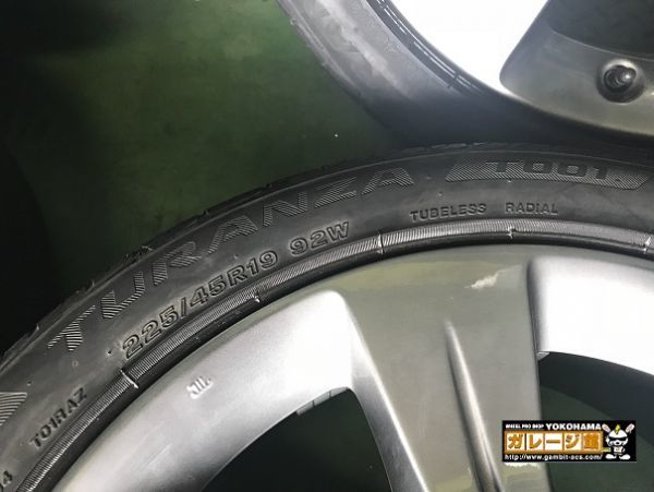 ◇売切！トヨタ シエナ純正&225/45-19付中古4本◇アルファードヴェル