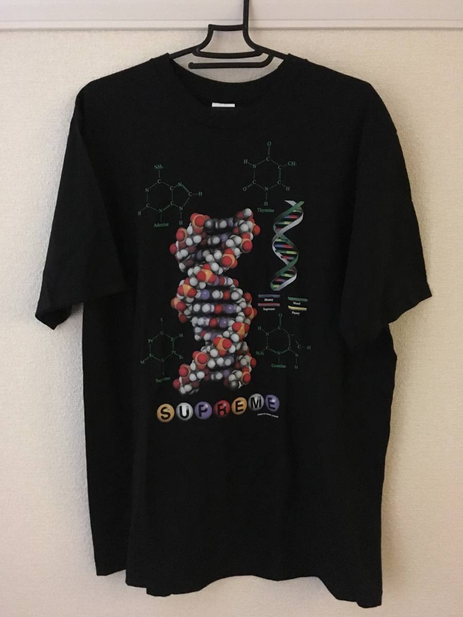 17AW Supreme Dna Tee シュプリーム Tシャツ black 黒 L 未使用 【公式 
