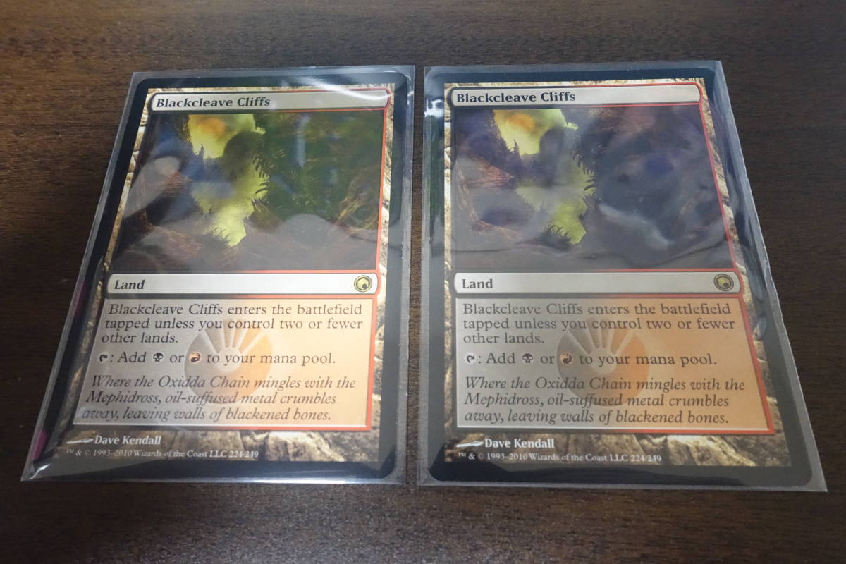 MTG 黒割れの崖 Blackcleave Cliffs 英2枚セット SOM 【公式通販】