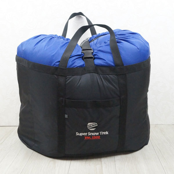 中古品 ISUKA 冬用シュラフ スーパースノートレック1500 イスカ