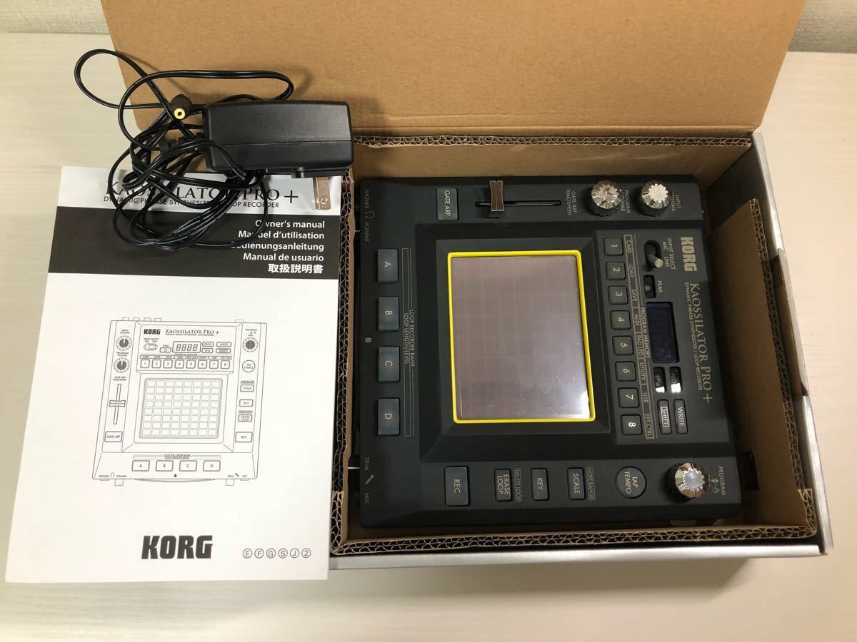 【美品・箱・付属品あり】KORG KAOSSILATOR PRO+ KORG / コルグ KAOSSILATOR PRO+ カシオレーダー シンセサイザー