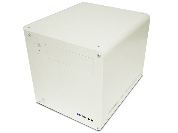 abee acubic CM10(ACE-CM10-SW) - for MICRO ATX/MADE IN JAPAN 才色兼備マイクロキューブPCケース シルキーホワイト