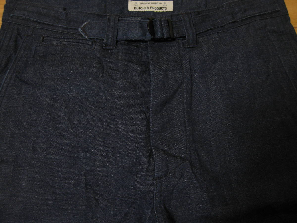 BUTCHER PRODUCTS DENIM G-1 SHORTS W32 /at last&co ブッチャー 