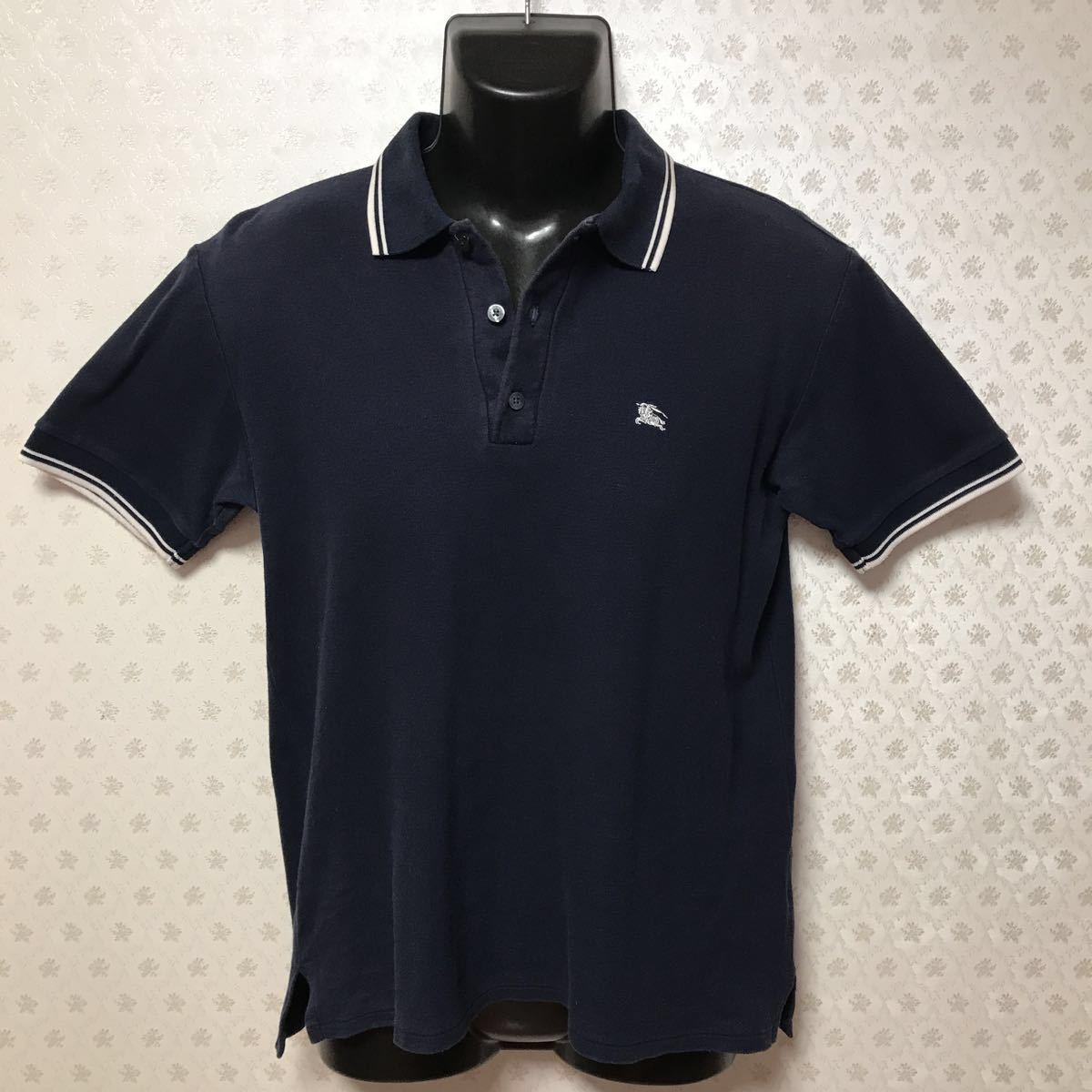 バーバリーブラックレーベル【BURBERRY BLACK LABEL 】半袖ポロシャツ 