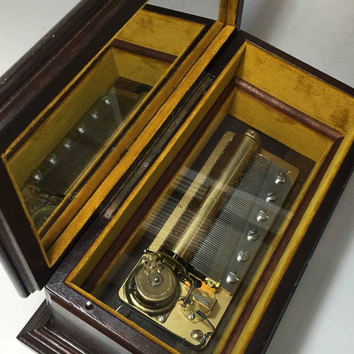 動画有 REUGE リュージュ 72弁 高級 オルゴール ロッシーニ 泥棒かささ