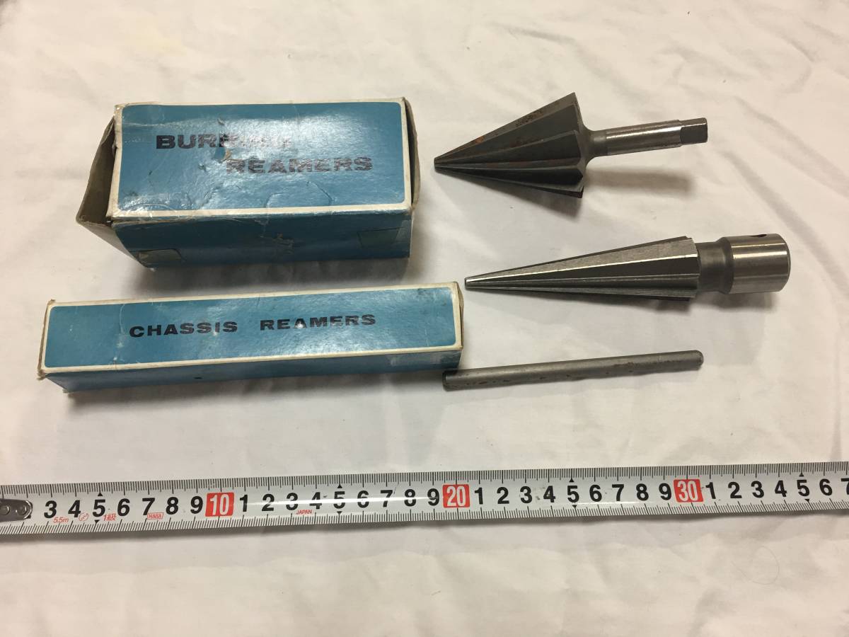 ライト精機 シャーシリーマ #4 4mm~31mm + バーリングリーマー# 1 1/2 6mm~46mm 2個 未使用品!