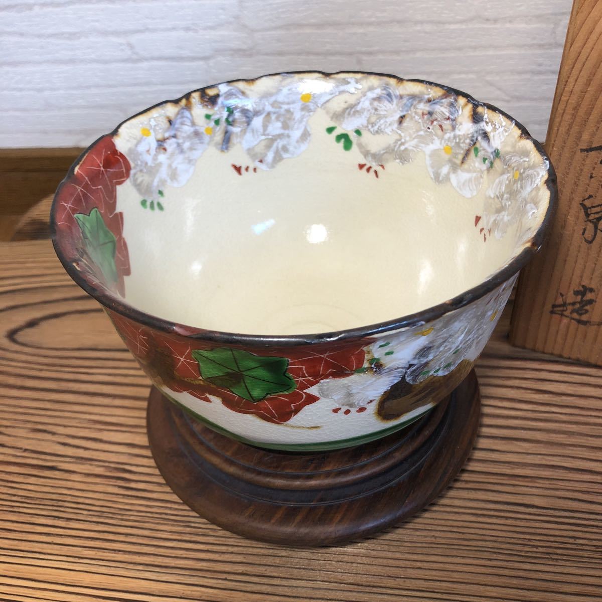 平安京泉 茶器揃 清水焼 平安京泉京焼清水焼玉露手描き色絵染付煎茶器