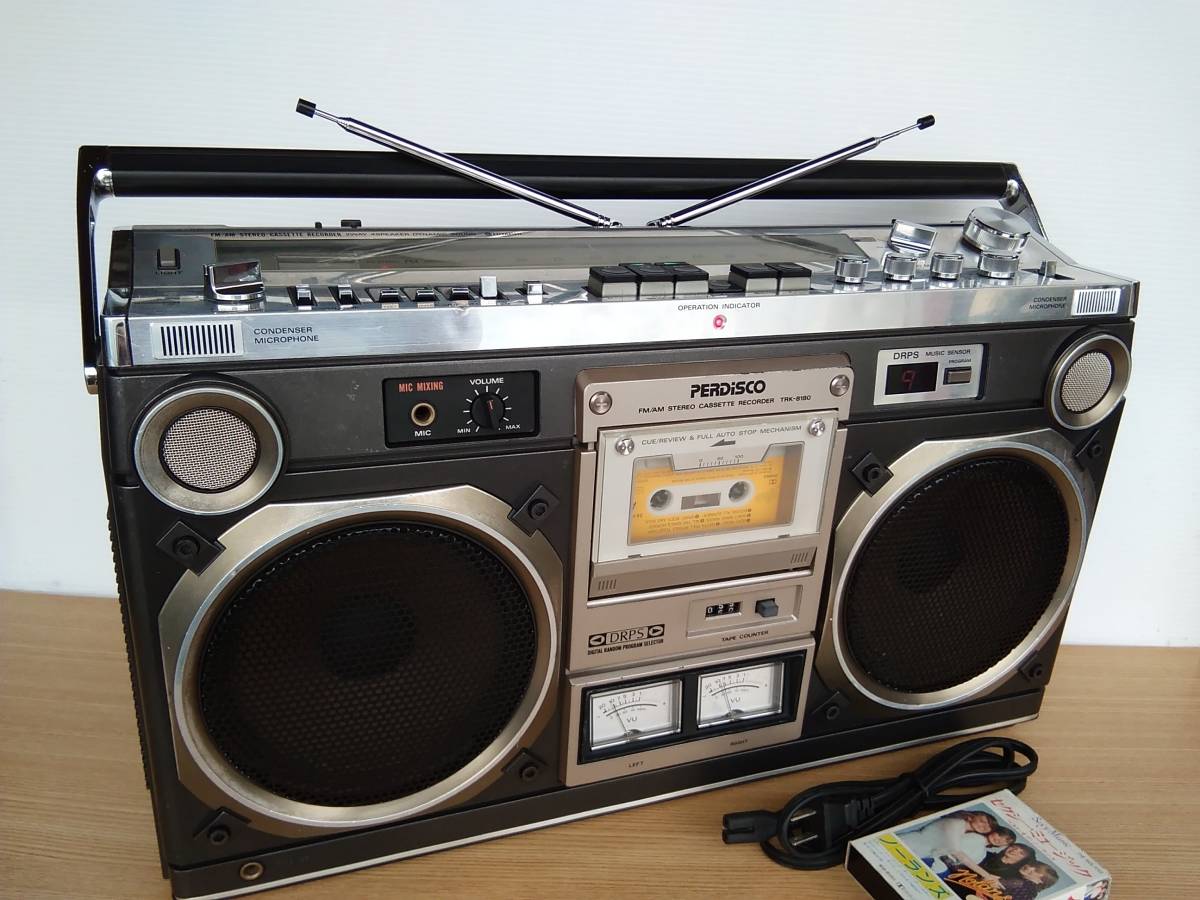 a083◇SHARP シャープ GF-909 SEARCHER-W ラジカセ ラジオ付ステレオ