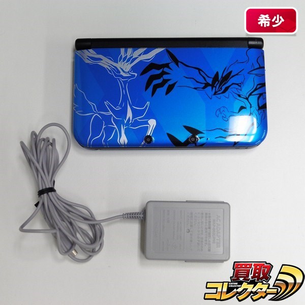 g Y195q ポケモン限定デザイン 3DS LL ゼルネアス・イベルタル ブルー