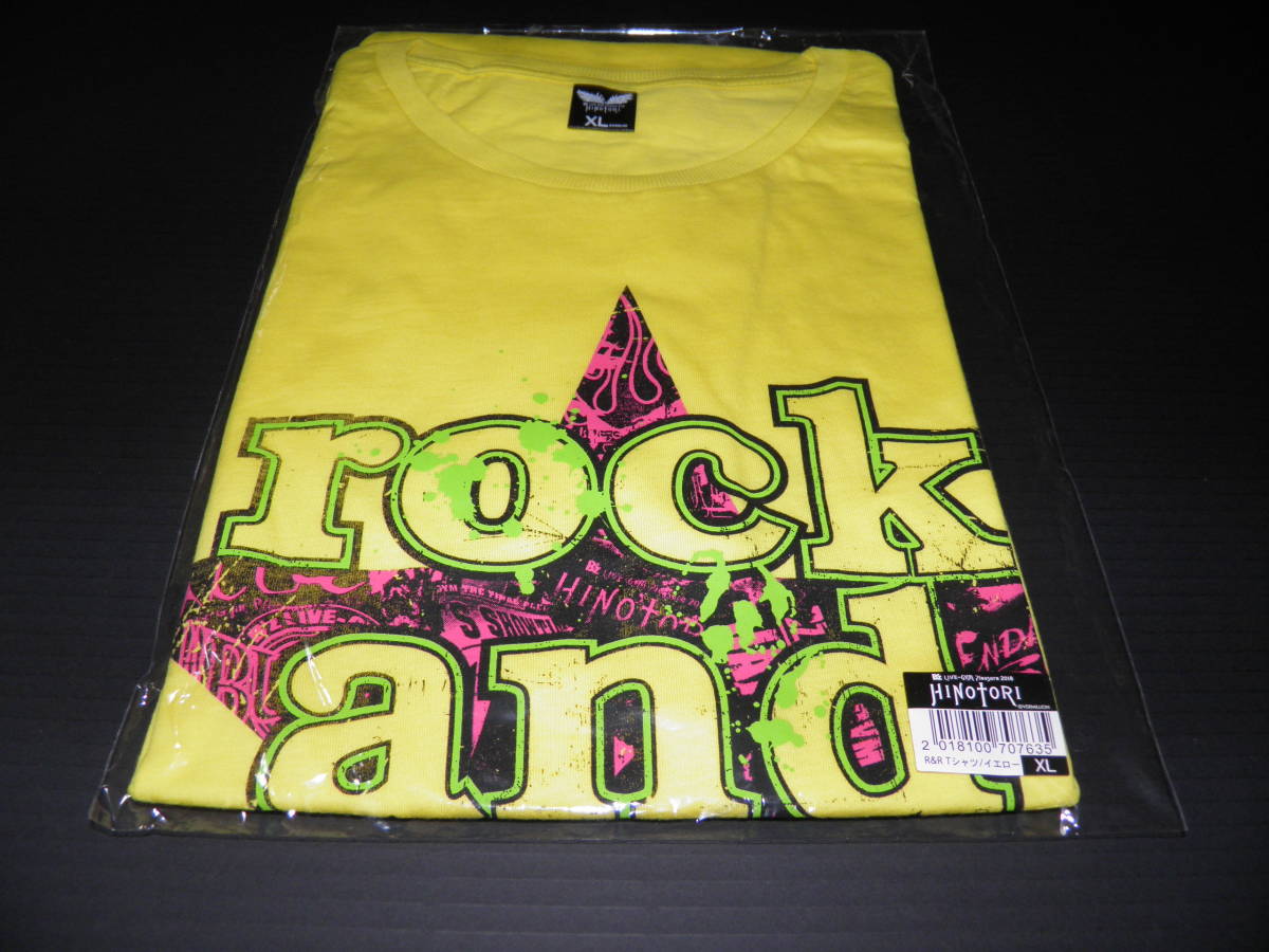 新品 B'z LIVE-GYM Pleasure 2018-HINOTORI- XLサイズ R&RイエローT