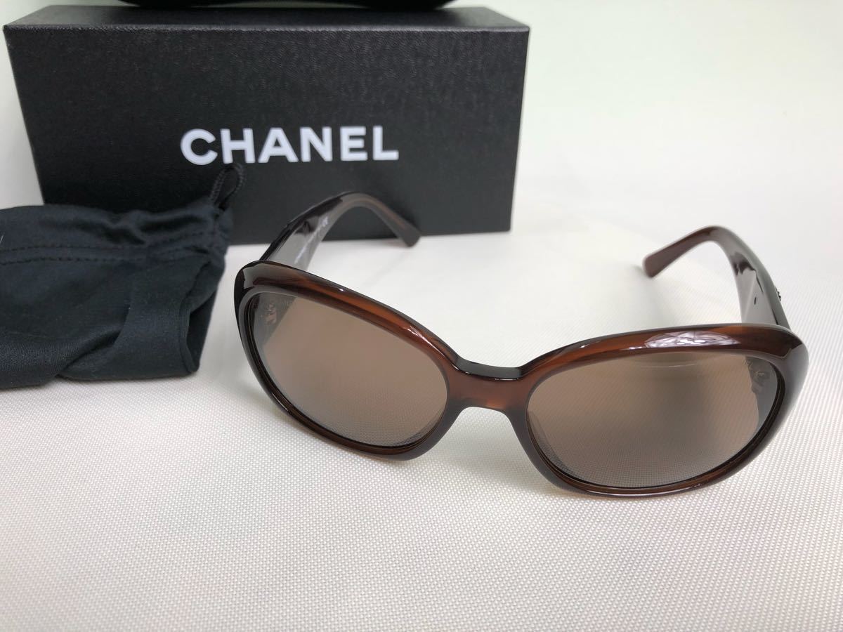 シャネル カメリア CHANEL サングラス キズも無くほぼ新です 【公式通販】