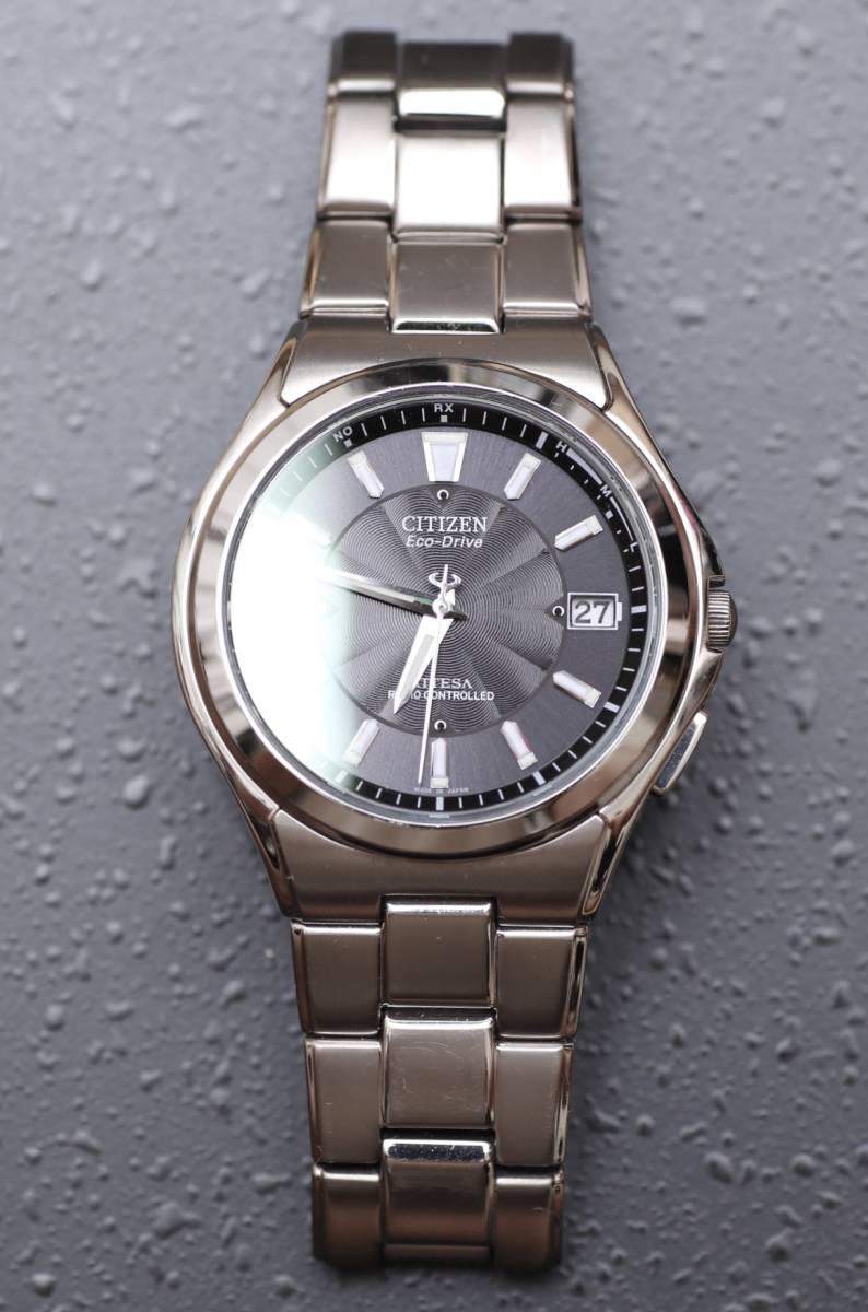 シチズン CITIZEN 電波時計 アテッサ エコ・ドライブ ATD53-2841 現行 