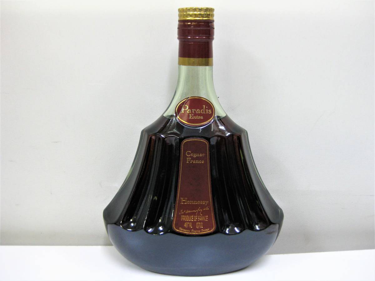☆HENNESSY/ヘネシー Paradis EXTRA パラディ エクストラ 金キャップ