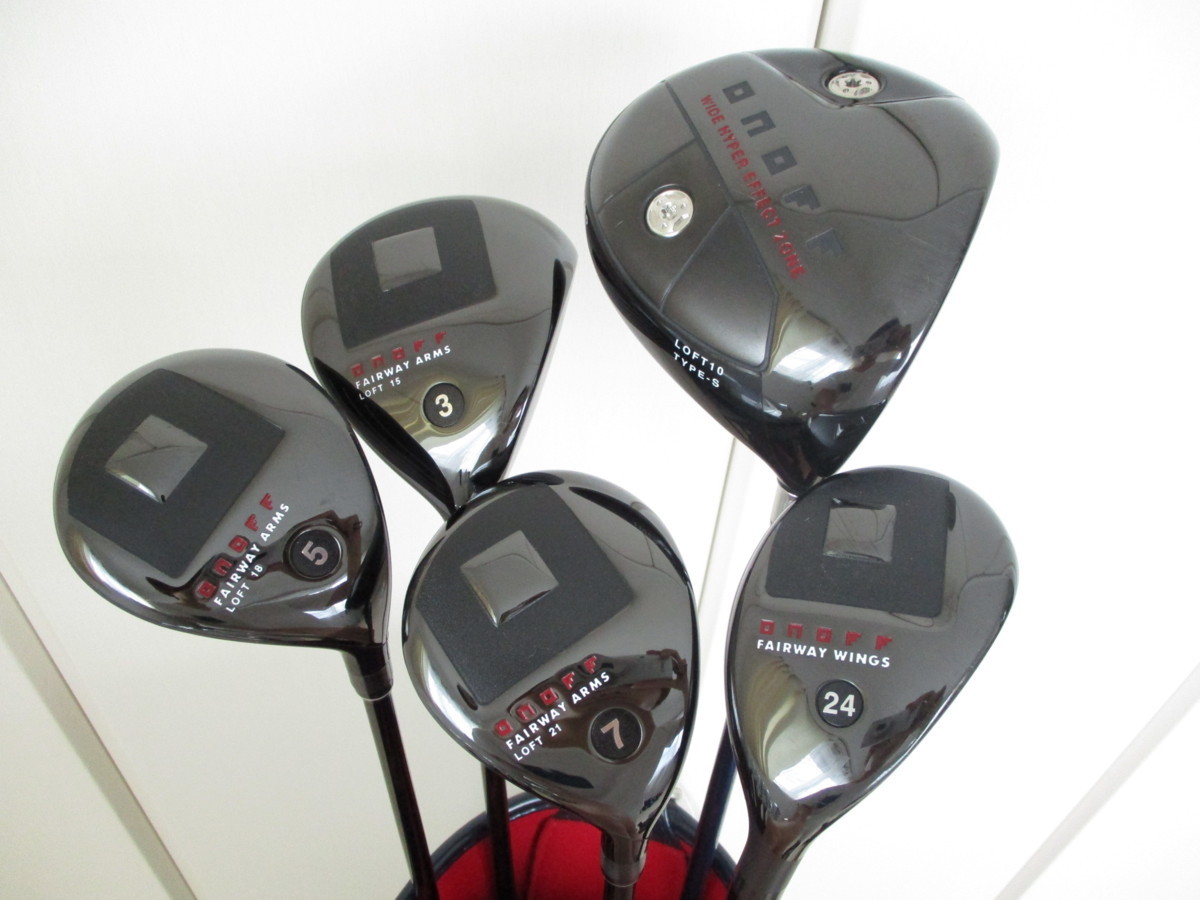 総額50万クラス【新品バック付・超豪華(美品)フルセット】ONOFF ☆周囲よりも格段にカッコイイ・オシャレなセッティング☆14本+CB付 オノフ