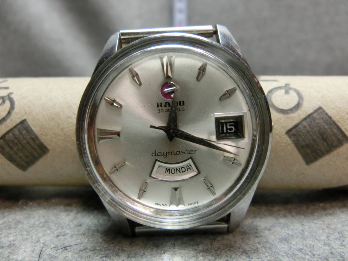 RADO daymaster 30JEWELS 動作はしますが ジャンク品です