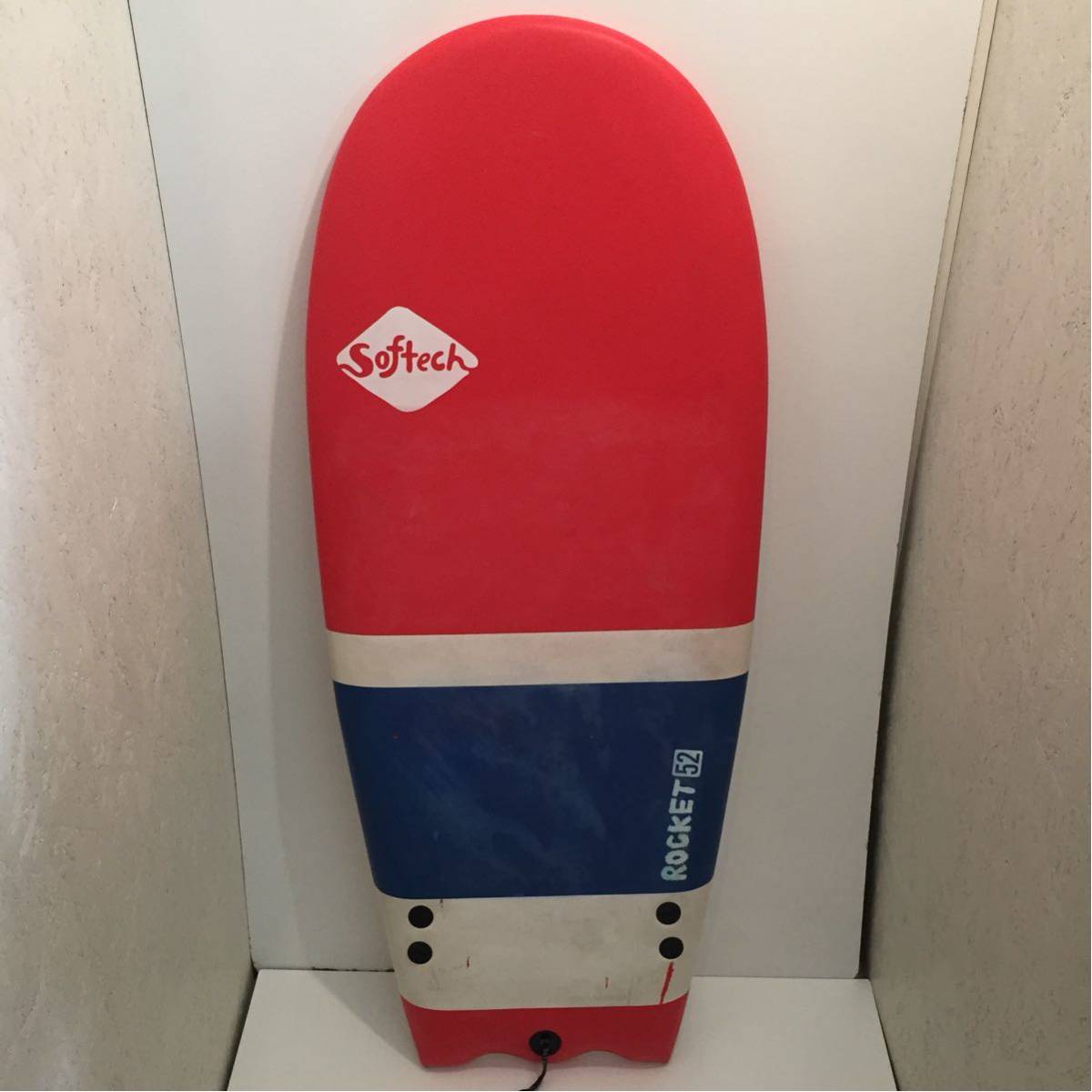 ソフテック Softeck Rocket 52 ソフトボード 正規品 中古品 SOFTECH SURFBOARDS ROCKET 52 インチ RED WHITE BLUE