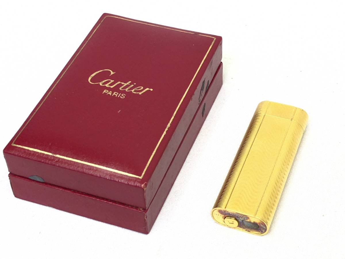 カルティエ Cartier ガスライター ゴールド ライターの通販 ブラック