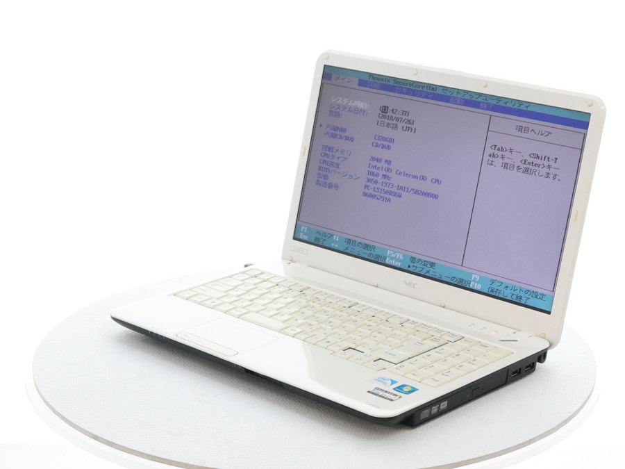 NEC LaVie LS150/B Celeron P4500 1.86GHz 4GB DVDスーパーマルチ