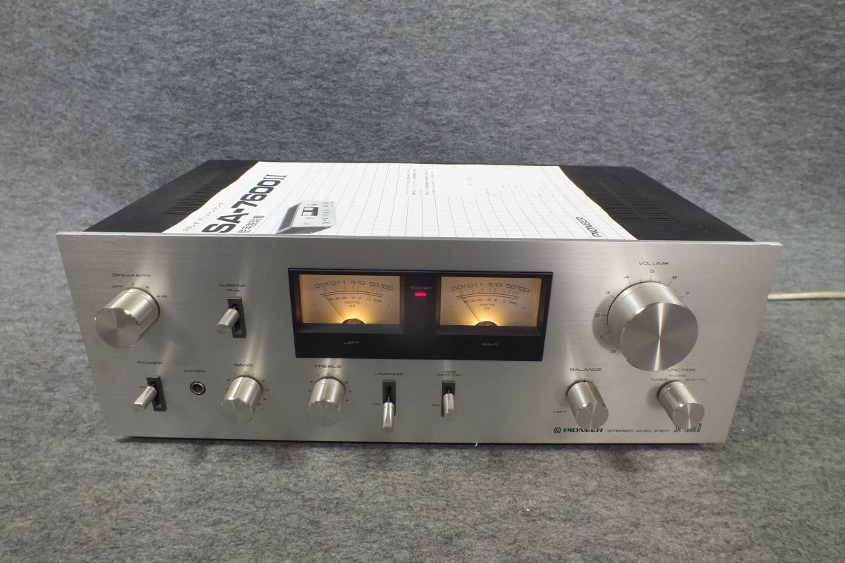 ☆PIONEER☆パイオニア SA-7600Ⅱ プリメインアンプ 動作OK! 中古 売
