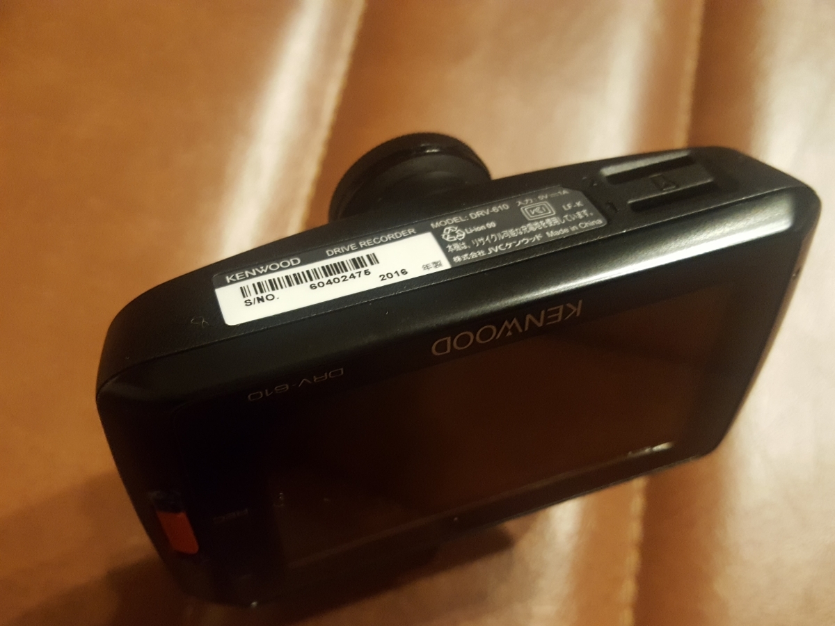 KENWOOD 100円売切り ケンウッド KENWOOD ドライブレコーダー DRV-610 