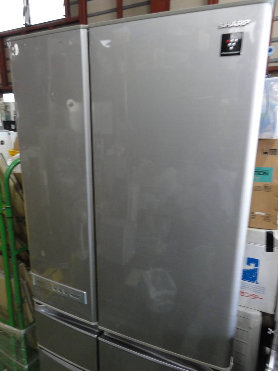 東38 シャープ6ドア冷蔵庫 515L 引取り歓迎
