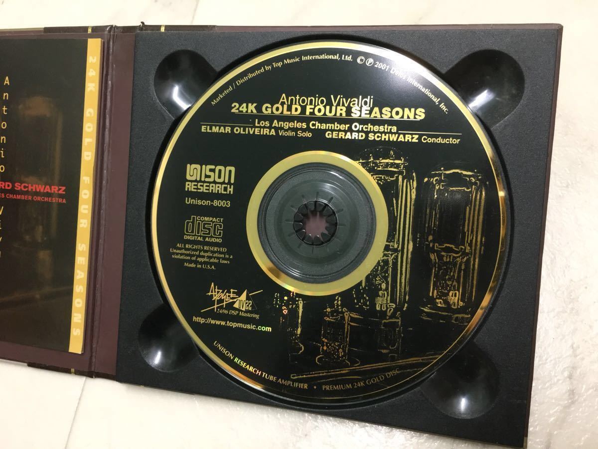 Vivaldi Four Seasons 24K Gold CD　$刻印あり VIVALDI 24K GOLD FOUR SEASONS CD 【公式通販】
