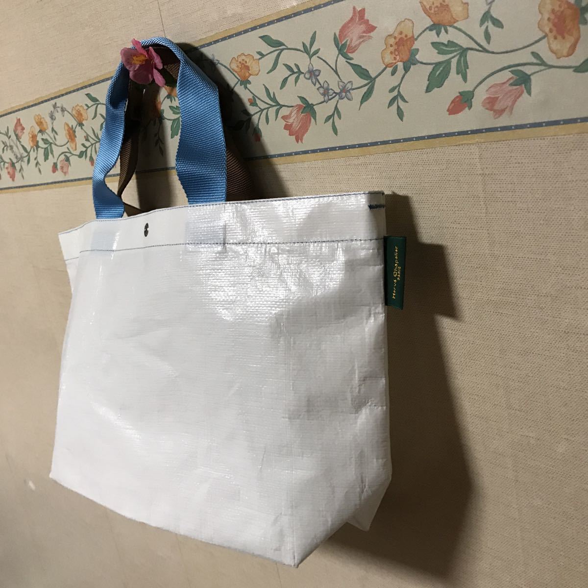 エルベシャプリエ マルシェバッグ 新品 未使用 ホワイト スピック 