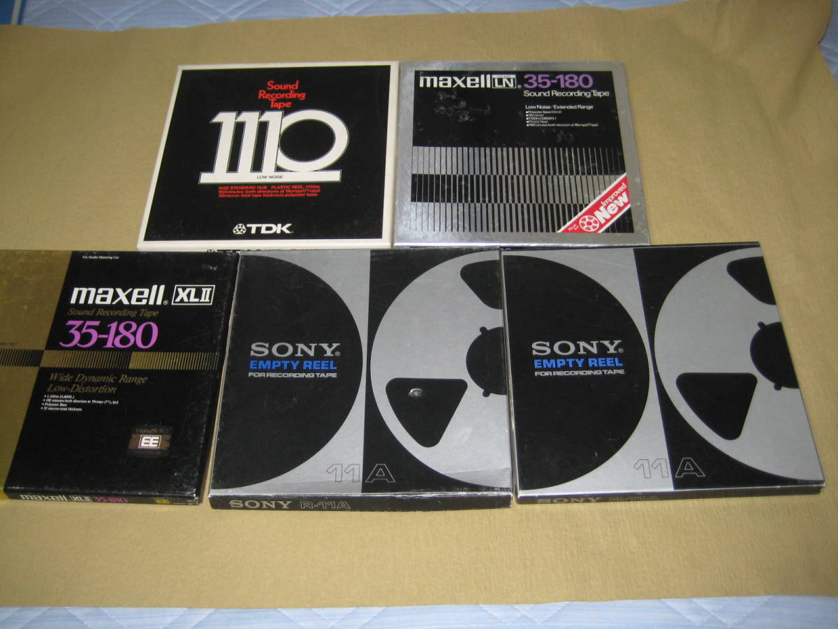 SALE，格安 １０号 オープンリールテープ ５本(オープンリールデッキ)｜売買されたオークション情報、yahooの商品情報をアーカイブ公開 - オークファン オープンリールデッキ