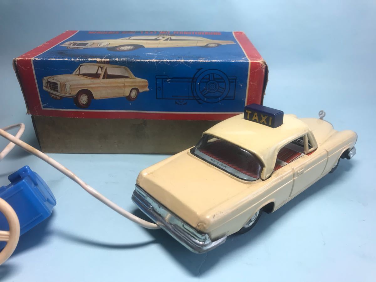 イチコー日本製当時物ブリキ☆メルセデスベンツタクシー1960年代20