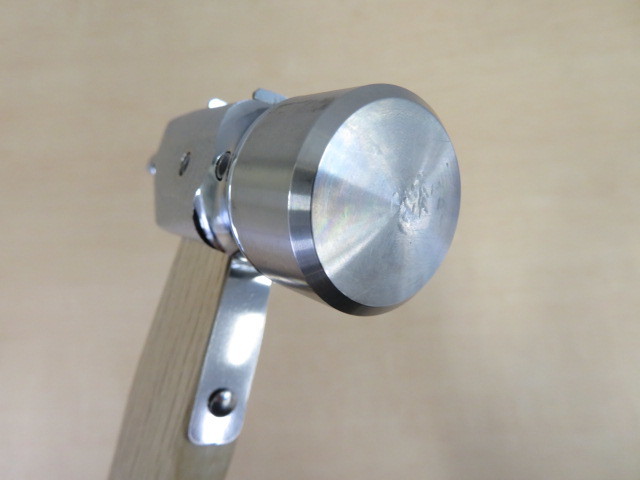 村の鍛冶屋 クロームメッキ 真鍮 ペグハンマー 名栗加工 無骨 キャンプ