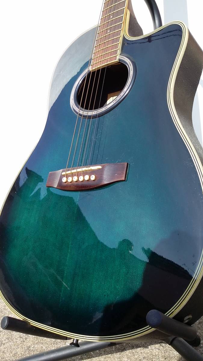楽器・機材 Barclay アコースティックギター 青