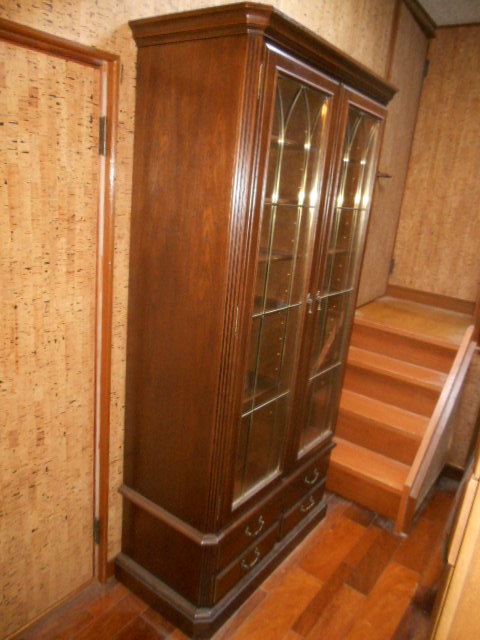 最高級！domaniドマーニモーガントン飾り棚 76万・照明付き カリモク