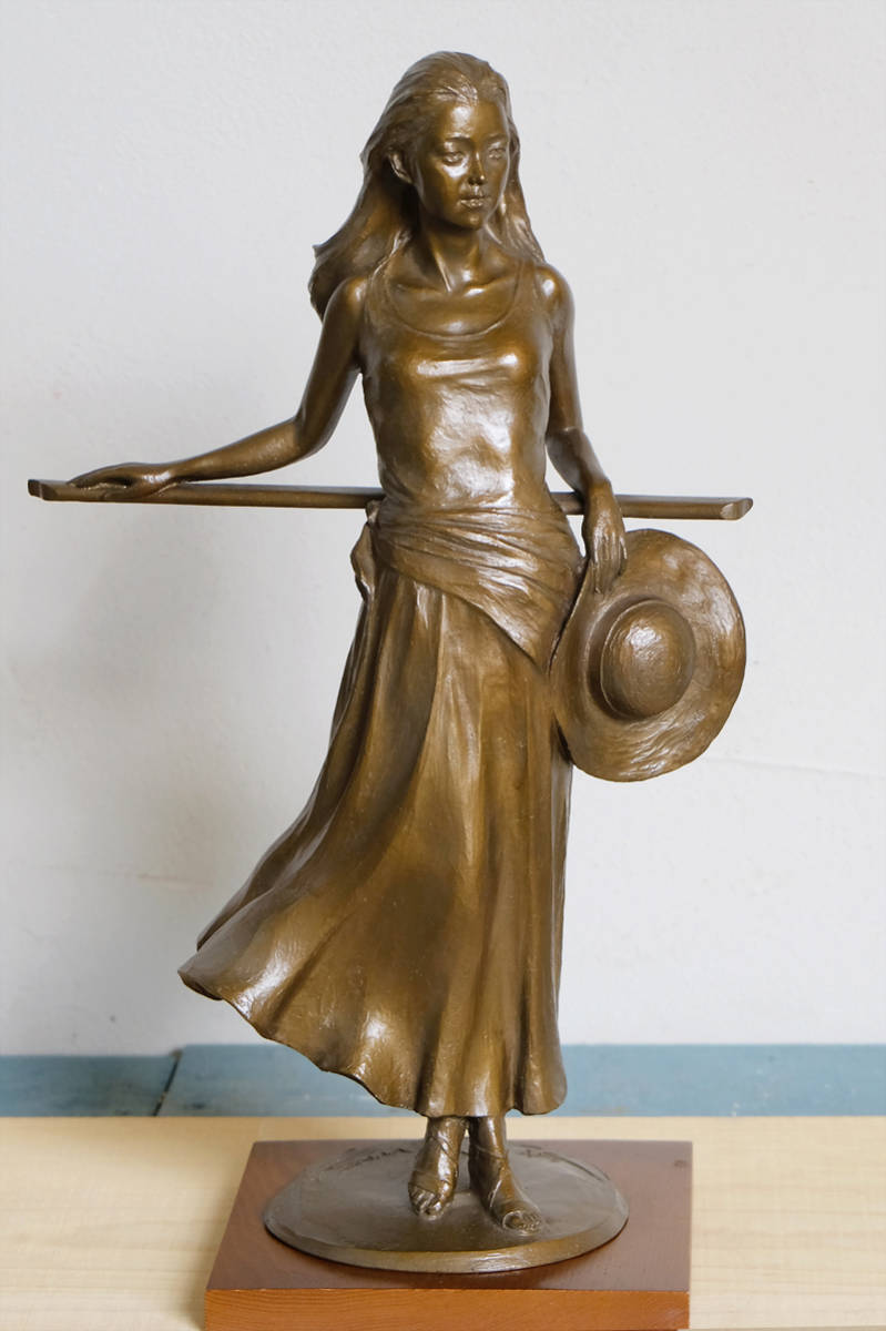 ☆大道寺光弘☆ブロンズ像「藍色の風」限定品 11/1000